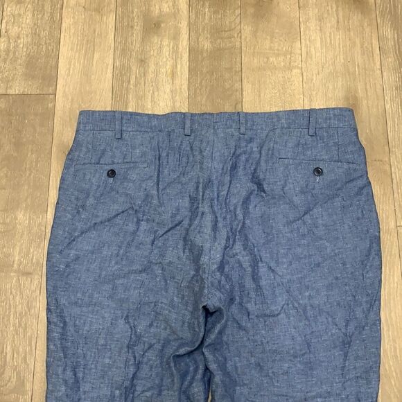 Mens MICHAEL Michael Kors Linen Blend Dress Casual Chino Pants - Picture 6 of 7